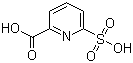 6-磺酸基吡啶-2-羧酸分子结构 (CAS 18616-02-9)