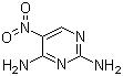 2,4-二氨基-5-硝基嘧啶分子结构 (CAS 18620-73-0)