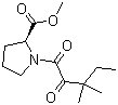 (2S)-1-(1,2-二氧代-3,3-二甲基戊基)-2-吡咯烷甲酸甲酯分子结构 (CAS 186268-77-9)