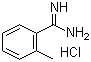 2-甲基苯甲脒盐酸盐分子结构 (CAS 18636-98-1)