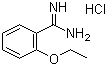 结构式 CAS# 18637-00-8, 2-乙氧基苯甲脒盐酸盐; 邻乙氧基苯甲脒盐酸盐