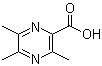 3,5,6-三甲基吡嗪-2-羧酸分子结构 (CAS 186534-01-0)
