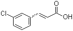 间氯肉桂酸分子结构 (CAS 1866-38-2)