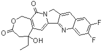 (±)-二氟替康分子结构 (CAS 186668-70-2)