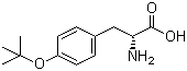 O-叔丁基-D-酪氨酸分子结构 (CAS 186698-58-8)