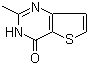 2-甲基-噻吩并[3,2-d]嘧啶-4(3H)-酮分子结构 (CAS 18678-13-2)
