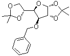 3-O-苄基-1,2:5,6-二-O-异亚丙基-alpha-D-呋喃葡萄糖分子结构 (CAS 18685-18-2)