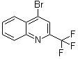 4-溴-2-三氟甲基喹啉分子结构 (CAS 18706-25-7)