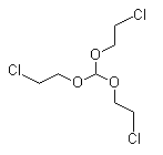原甲酸三氯乙酯分子结构 (CAS 18719-58-9)