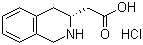 结构式 CAS# 187218-03-7, (R)-1,2,3,4-四氢异喹啉-3-乙酸盐酸盐