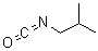 Isobutyl isocyanate molecular structure (CAS 1873-29-6)