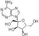 阿洛酮糖腺苷分子结构 (CAS 1874-54-0)