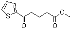 delta-氧代-2-噻吩戊酸甲酯分子结构 (CAS 18760-47-9)