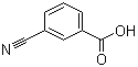 3-氰基苯甲酸分子结构 (CAS 1877-72-1)