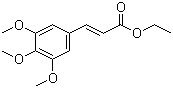 3,4,5-三甲氧基肉桂酸乙酯分子结构 (CAS 1878-29-1)
