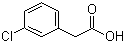 结构式 CAS# 1878-65-5, 3-氯苯乙酸; 间氯苯乙酸