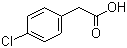 对氯苯乙酸分子结构 (CAS 1878-66-6)