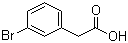 3-溴苯乙酸分子结构 (CAS 1878-67-7)