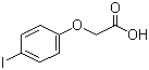 对碘苯氧乙酸分子结构 (CAS 1878-94-0)