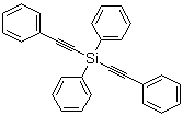 二苯基双(苯基乙炔基)硅烷分子结构 (CAS 18784-61-7)