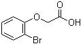 (2-溴苯氧基)乙酸分子结构 (CAS 1879-56-7)