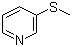 3-(甲硫基)吡啶分子结构 (CAS 18794-33-7)