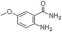5-甲氧基-2-氨基苯甲酰胺分子结构 (CAS 1882-71-9)