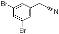 3,5-二溴苯乙腈分子结构 (CAS 188347-48-0)