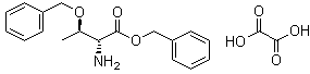 O-苄基-D-苏氨酸苄酯草酸盐分子结构 (CAS 188660-14-2)