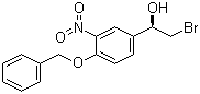 (R)-1-(4-Benzyloxy-3-nitrophenyl)-2-bromoethanol molecular structure (CAS 188690-82-6)