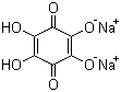 四羟基对苯醌二钠盐分子结构 (CAS 1887-02-1)