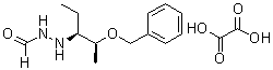 2-[(1S,2S)-1-Ethyl-2-(phenylmethoxy)propyl]hydrazinecarboxaldehyde ethanedioate (1:1) molecular structure (CAS 1887197-42-3)