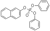 2-萘基二苯基磷酸酯分子结构 (CAS 18872-49-6)