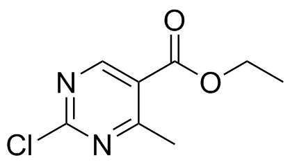 2-Chloro-4-methyl-5-pyrimidinecarboxylic acid ethyl ester molecular structure (CAS 188781-08-0)