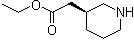 (3S)-3-Piperidineacetic acid ethyl ester molecular structure (CAS 188883-58-1)