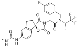 结构式 CAS# 1889279-16-6, A-485