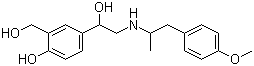 沙甲胺醇分子结构 (CAS 18910-65-1)