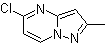 5-氯-2-甲基吡唑并[1,5-a]嘧啶分子结构 (CAS 189116-36-7)