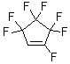 1,3,3,4,4,5,5-七氟环戊烯分子结构 (CAS 1892-03-1)