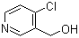 4-氯-3-吡啶甲醇分子结构 (CAS 189449-41-0)