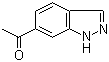 1-(1H-吲唑-6-基)乙酮分子结构 (CAS 189559-85-1)