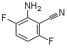 结构式 CAS# 190011-81-5, 2-氨基-3,6-二氟苯腈