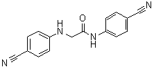 N-(4-氰基苯基)-2-[(4-氰基苯基)氨基]乙酰胺分子结构 (CAS 1900865-84-0)