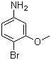4-溴-3-甲氧基苯胺分子结构 (CAS 19056-40-7)