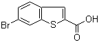 结构式 CAS# 19075-58-2, 6-溴苯并[b]噻吩-2-甲酸