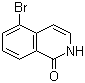5-溴-1(2H)-异喹啉酮分子结构 (CAS 190777-77-6)