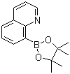 Quinoline-8-boronic acid pinacol ester molecular structure (CAS 190788-62-6)