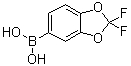 (2,2-二氟-1,3-苯并二氧杂环戊烯-5-基)硼酸分子结构 (CAS 190903-71-0)