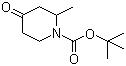 structure of CAS# 190906-92-4, 1-Boc-2-methylpiperidin-4-one;tert-Butyl 2-methyl-4-oxopiperidine-1-carboxylate