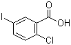 2-Chloro-5-iodobenzoic acid molecular structure (CAS 19094-56-5)